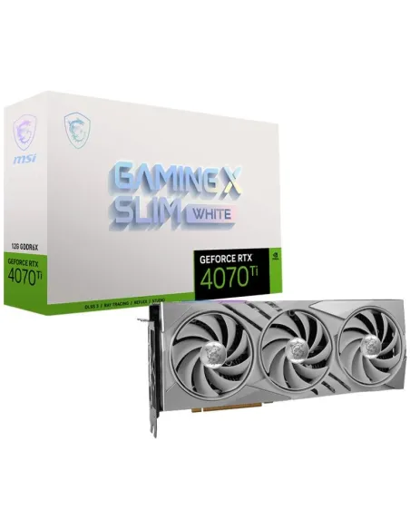 MSI GeForce RTX 4070 Ti GAMING X SLIM White Edition 12GB GDDR6X DLSS3