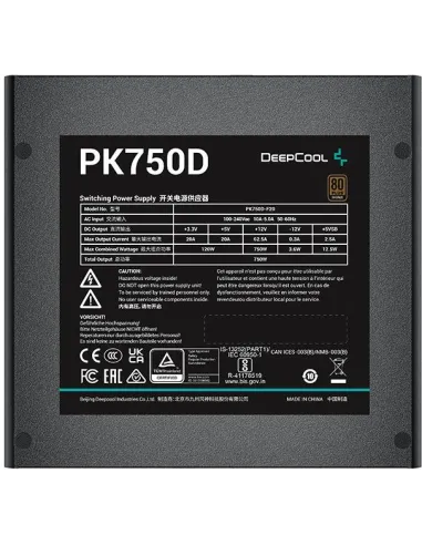 DeepCool PK750D 750W 80 Plus Bronze