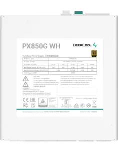 DeepCool PX850G 850W 80 Plus Gold Blanca