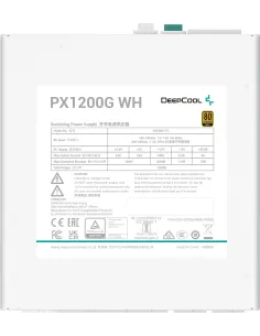 DeepCool PX1200G 1200W 80 Plus Gold Blanca