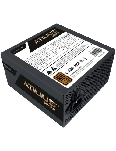 UNYKAch Atilius 2.0 Black 650W 80 Plus Bronze Negra