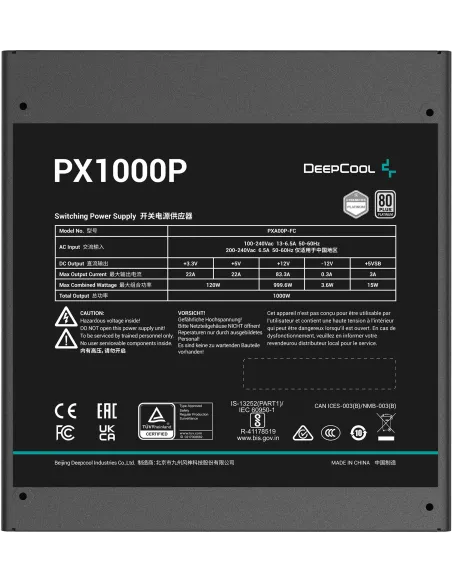 DeepCool PX1000P 1000W 80 Plus Platinum