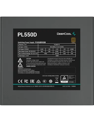 DeepCool PL550D 550W 80 Plus Bronze