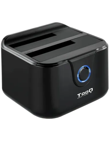 TooQ TQDS-802B Docking Station para Discos Duros de 2.5"/3.5" HDD/SSD Negra