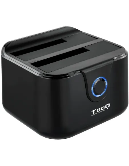 TooQ TQDS-802B Docking Station para Discos Duros de 2.5"/3.5" HDD/SSD Negra