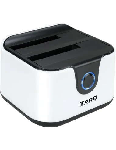 TooQ TQDS-802BW Docking Station para Discos Duros de 2.5"/3.5" HDD/SSD Blanca