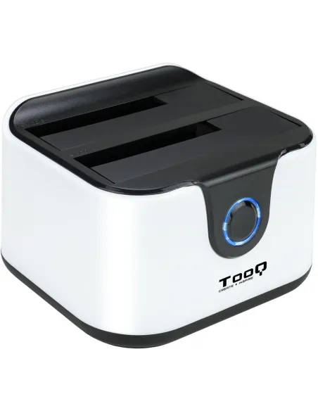 TooQ TQDS-802BW Docking Station para Discos Duros de 2.5"/3.5" HDD/SSD Blanca