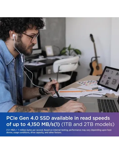 Western Digital Blue SN580 1TB SSD M.2 PCIe 4.0 NVMe