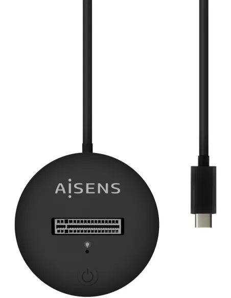 Aisens ASUC-M2D013-BK Docking Station Discos Duros M.2 SATA/NVMe USB-C Negro