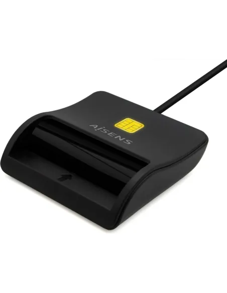 Aisens ASCR-SN03C-BK Lector de Tarjeta DNIe Negro