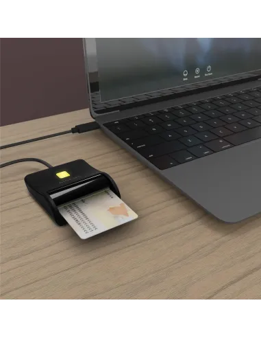 Aisens ASCR-SN03C-BK Lector de Tarjeta DNIe Negro