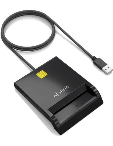 Aisens ASCR-SN06-BK Lector de Tarjeta DNIe Negro