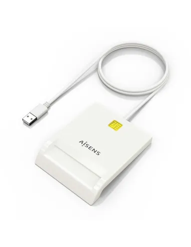 Aisens ASCR-SN07-W Lector de Tarjeta DNIe Blanco