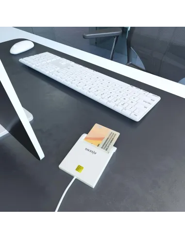 Aisens ASCR-SN07-W Lector de Tarjeta DNIe Blanco