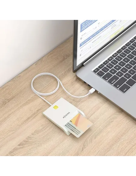 Aisens ASCR-SN07-W Lector de Tarjeta DNIe Blanco