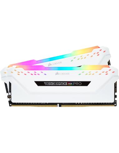 Corsair Vengeance RGB Pro DDR4 3200MHz PC4-25600 16GB (2x8GB) CL16 Blancas