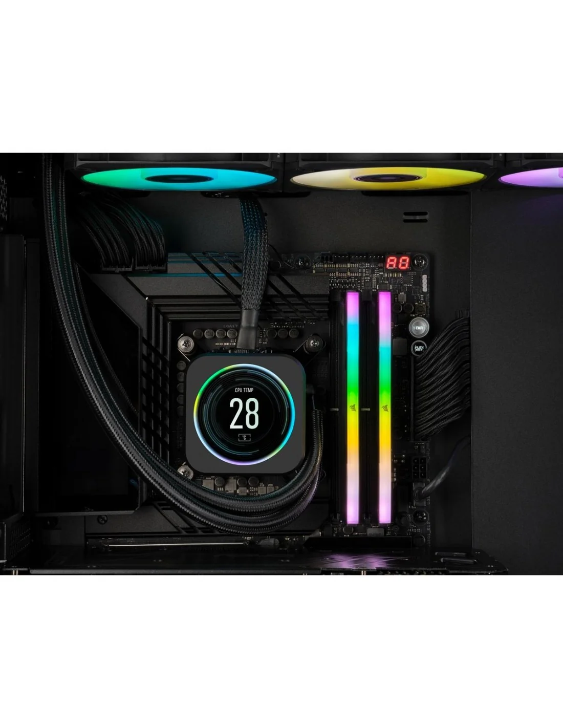 Corsair Vengeance RGB DDR5 6000MHz 32GB (2x16GB) CL36 Negra