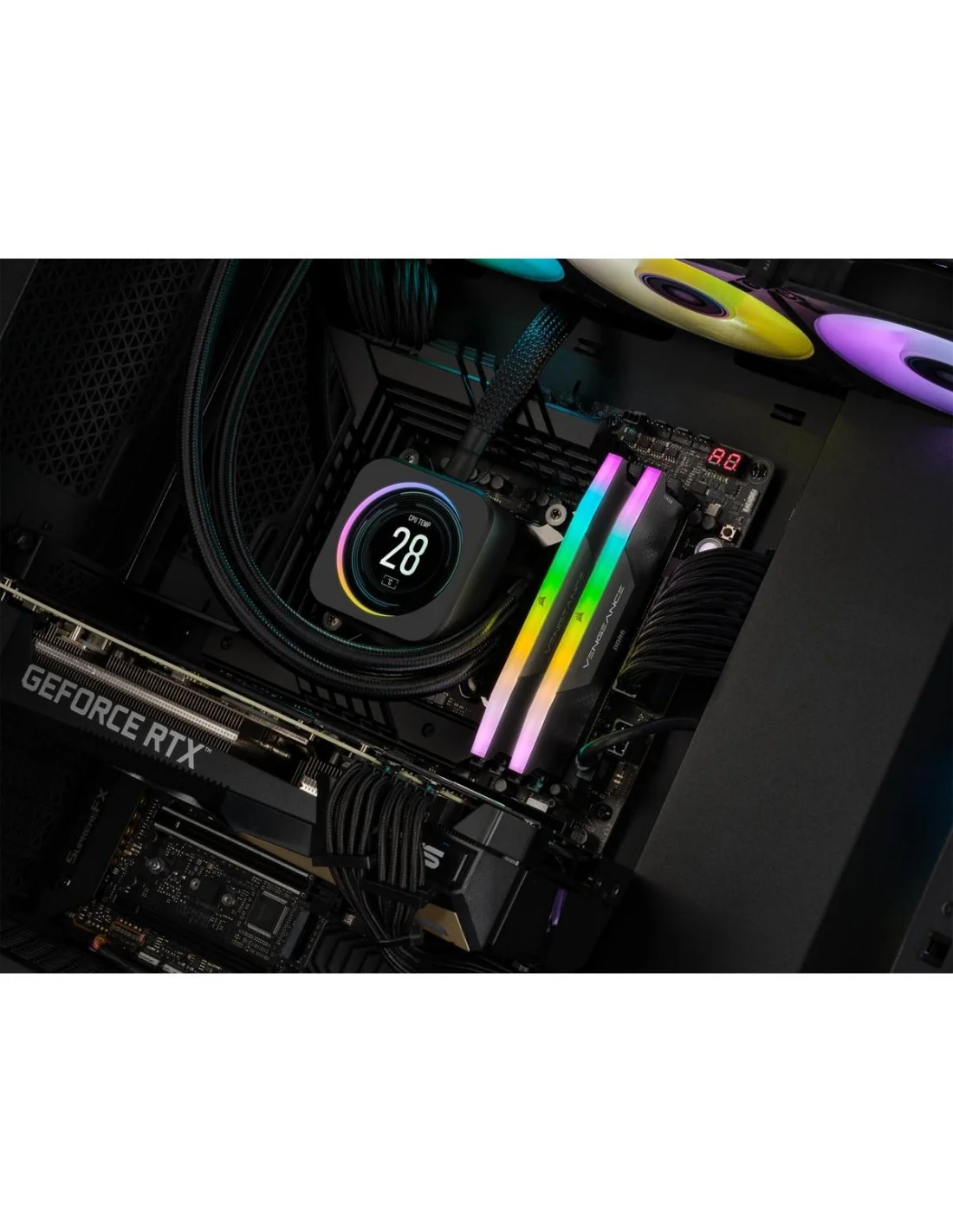 Corsair Vengeance RGB DDR5 6000MHz 32GB (2x16GB) CL36 Negra