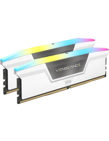 Corsair Vengeance RGB White DDR5 5600MHz 32GB (2x16GB) CL36 Blancas