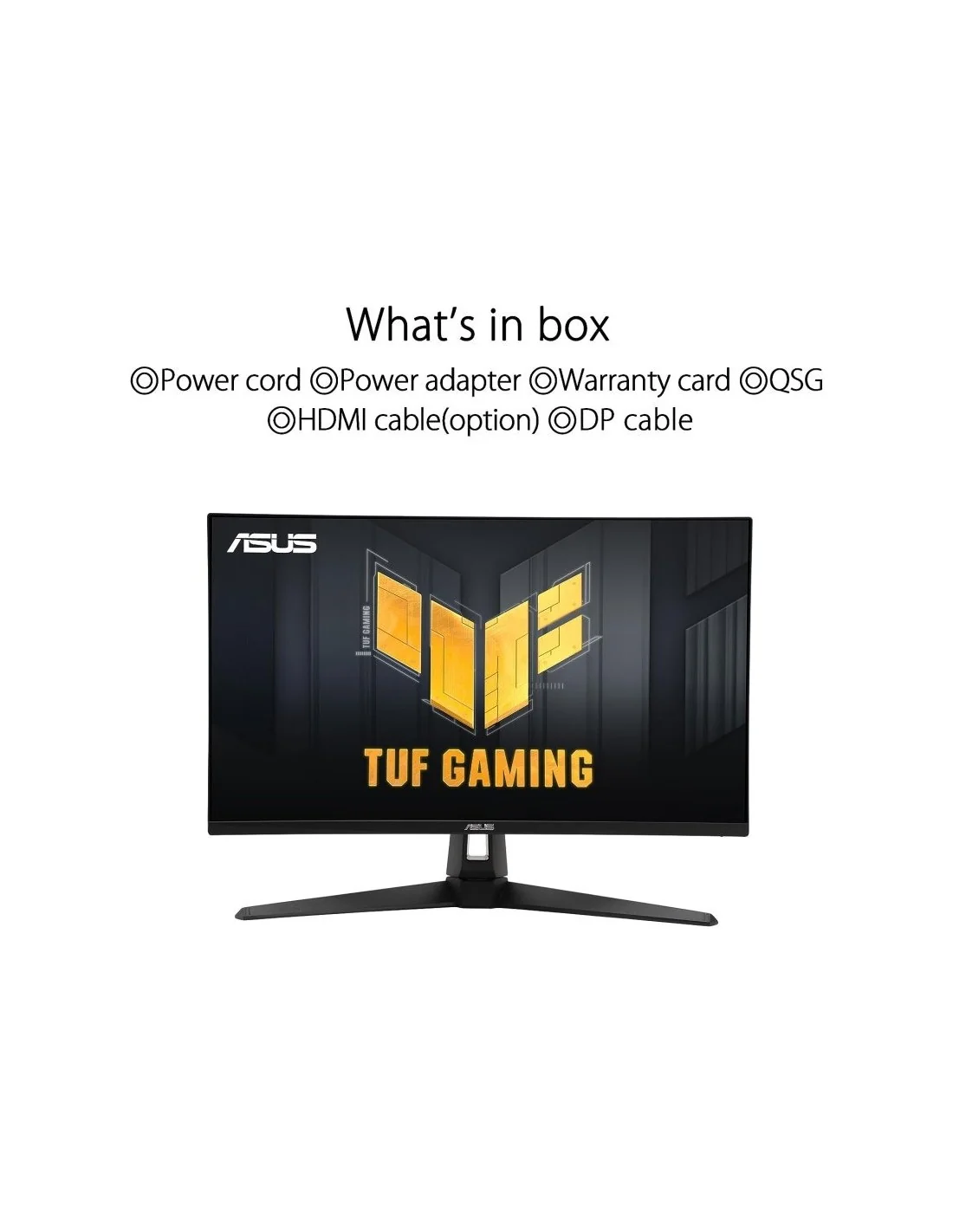 Asus TUF Gaming VG27AQ3A 27" LCD IPS QHD 180Hz FreeSync Premium