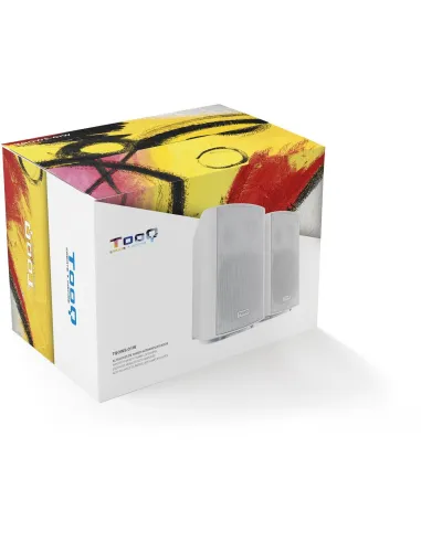 TooQ TQOWS-01W Altavoces 2.0 Pared Pizarra 2x30W Blanco