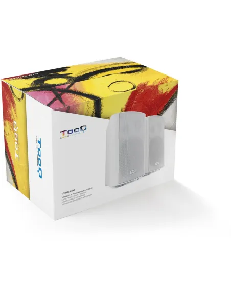 TooQ TQOWS-01W Altavoces 2.0 Pared Pizarra 2x30W Blanco
