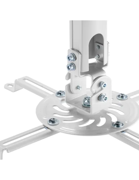 Aisens CP04TSRE-133 Soporte de Techo Ajustable para Proyector VESA 320x320 Max. 13.5kg Blanco