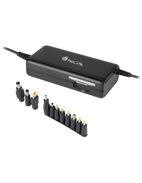 NGS Ban Cargador para Portátil 90W Negro