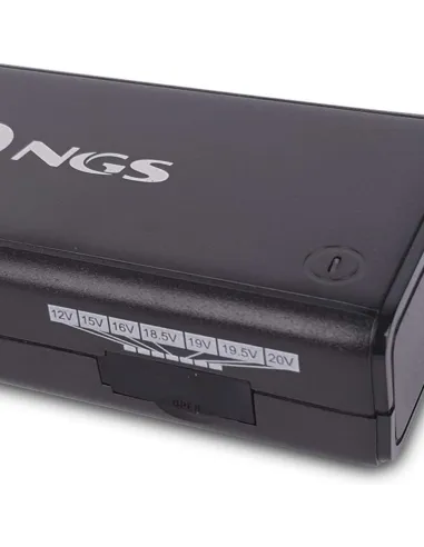 NGS Ban Cargador para Portátil 90W Negro