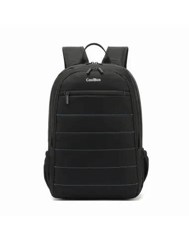 CoolBox Mochila Impermeable Negra para Portátil hasta 15.6"