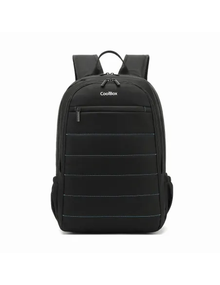CoolBox Mochila Impermeable Negra para Portátil hasta 15.6"