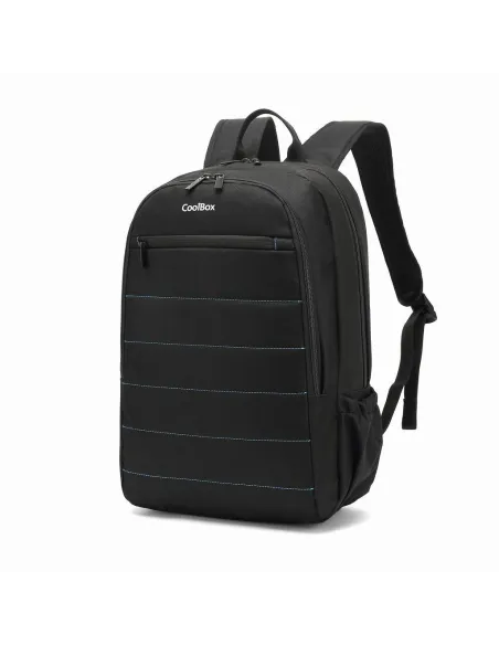 CoolBox Mochila Impermeable Negra para Portátil hasta 15.6"