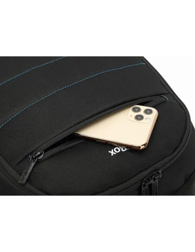 CoolBox Mochila Impermeable Negra para Portátil hasta 15.6"