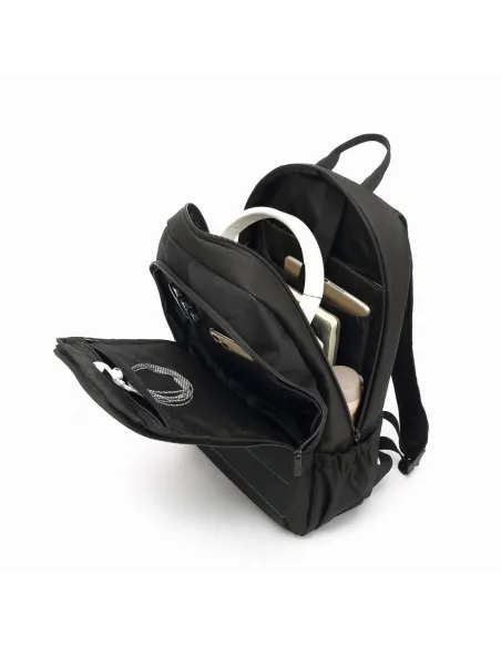 CoolBox Mochila Impermeable Negra para Portátil hasta 15.6"