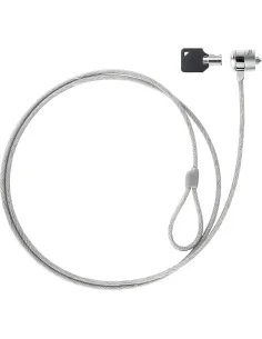TooQ TQCLKC0025 Cable de Seguridad con Llave para Portátiles 1.5m Gris-PORT51438