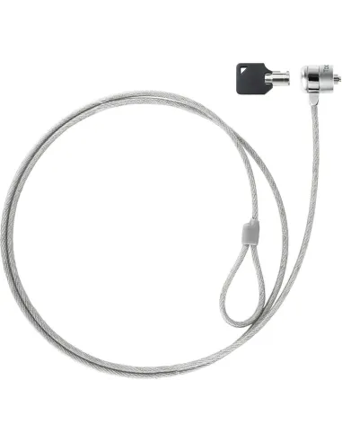TooQ TQCLKC0025 Cable de Seguridad con Llave para Portátiles 1.5m Gris
