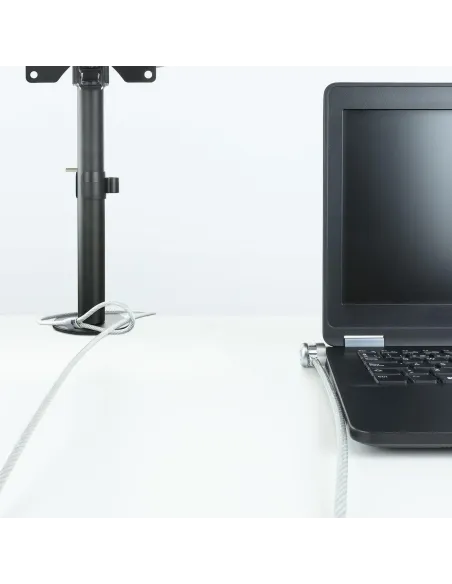 TooQ TQCLKC0025 Cable de Seguridad con Llave para Portátiles 1.5m Gris