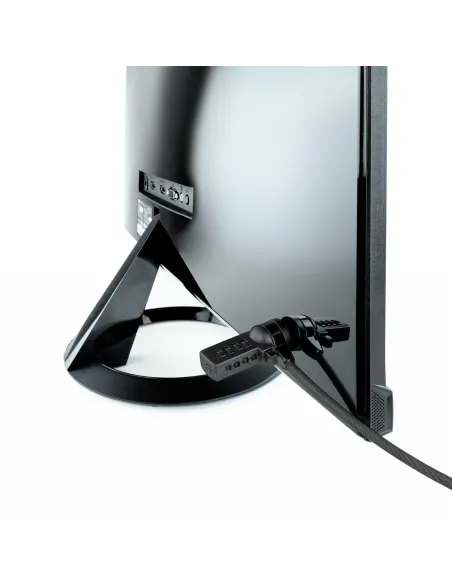 TooQ TQCLKC0015-G Cable de Seguridad con Combinación para Portátiles 1.5m Negro