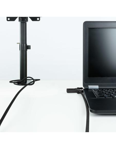 TooQ TQCLKC0015-G Cable de Seguridad con Combinación para Portátiles 1.5m Negro