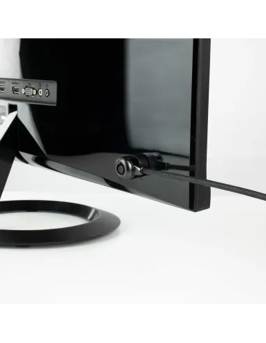 TooQ TQCLKC0025-G Cable de Seguridad con Llave para Portátiles 1.5m Negro