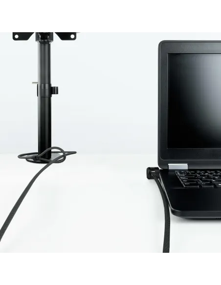 TooQ TQCLKC0025-G Cable de Seguridad con Llave para Portátiles 1.5m Negro