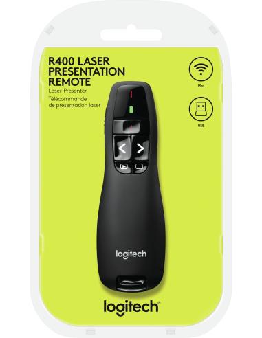 Logitech R400 Presentador Inalámbrico Negro