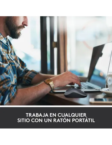 Logitech 910-002235 M185 Ratón Inalámbrico 1000DPI Negro
