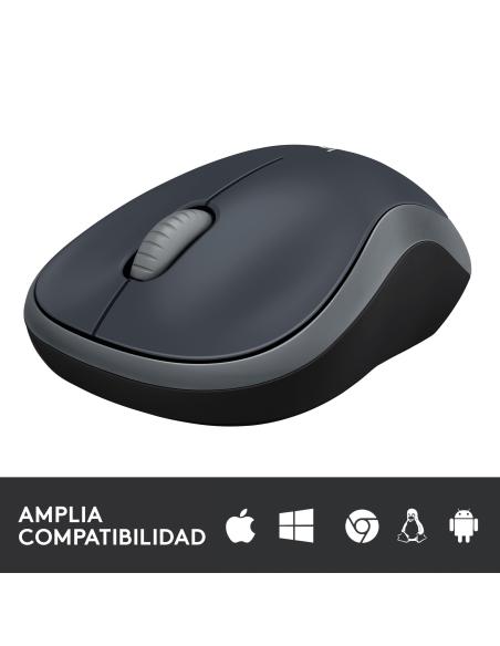 Logitech 910-002235 M185 Ratón Inalámbrico 1000DPI Negro