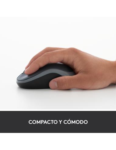Logitech 910-002235 M185 Ratón Inalámbrico 1000DPI Negro