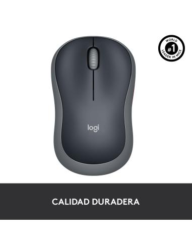 Logitech 910-002235 M185 Ratón Inalámbrico 1000DPI Negro
