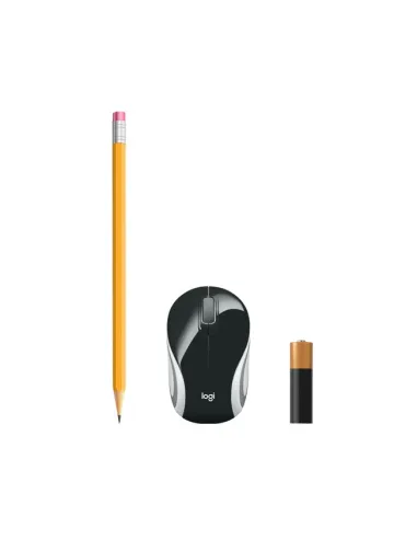 Logitech M187 Ratón Inalámbrico Mini Negro