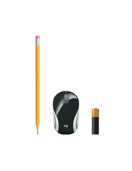 Logitech M187 Ratón Inalámbrico Mini Negro