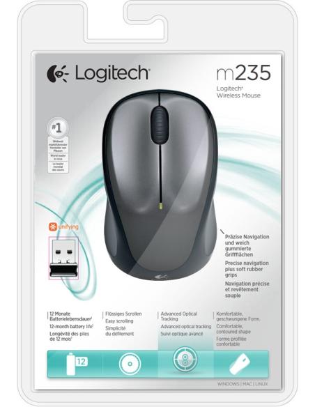 Logitech M235 Ratón Inalámbrico 1000DPI