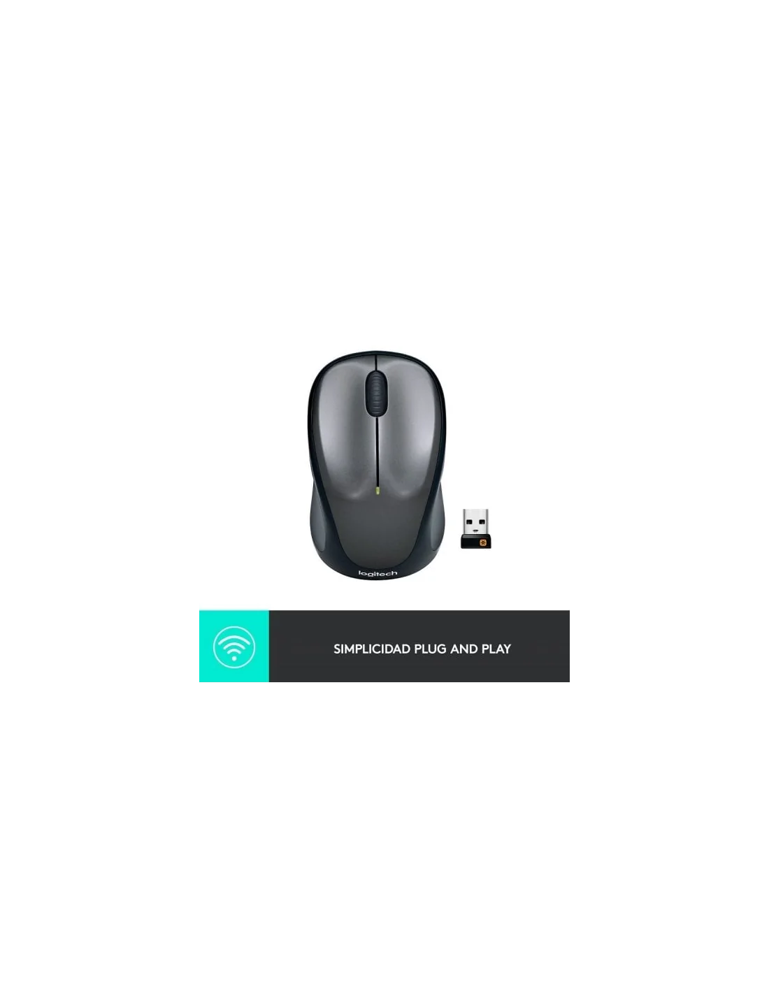 Logitech M235 Ratón Inalámbrico 1000DPI